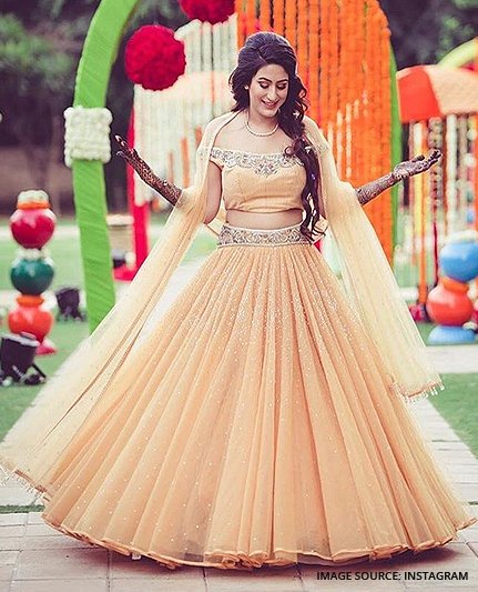 Will a full sleeves blouse with lehenga look good on a fat girl? - Quora
