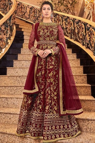 bridal anarkali dress