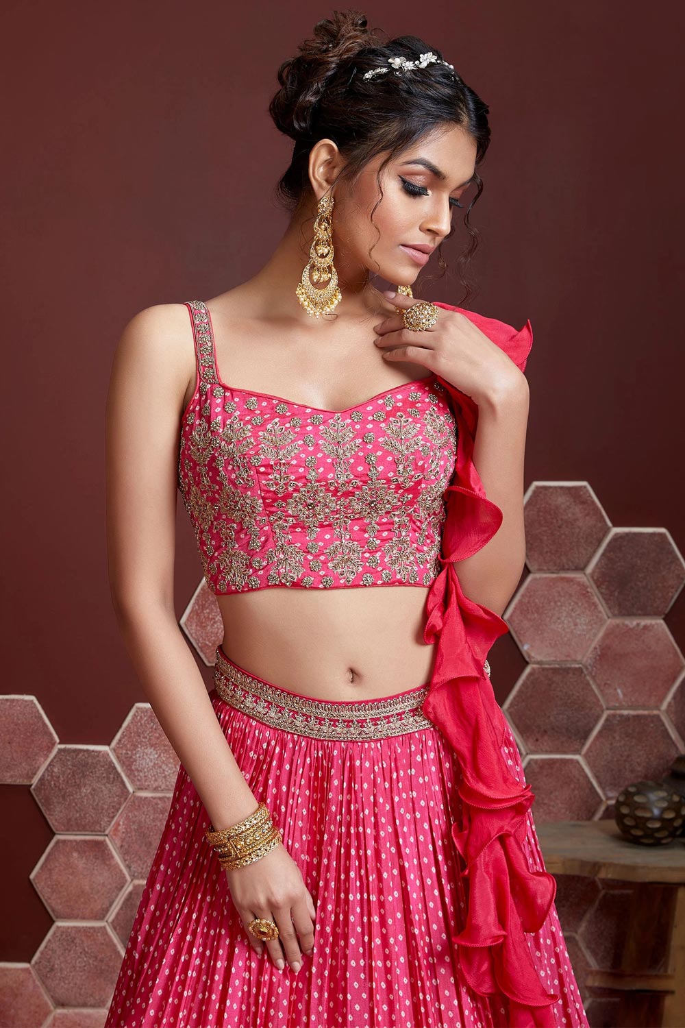 hot women in lehenga