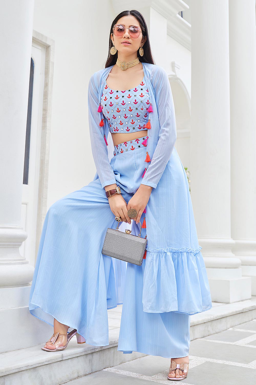 buy-ready-to-wear-cornflower-blue-embroidered-georgette-3-piece-indo