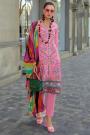 Pink Embroidered Cotton Kurta Set