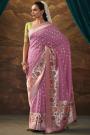 Light Pink Silk Paithani Zari Weaved Saree