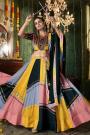 Multicoloured, Embroidered and Printed Chaniya Choli Set